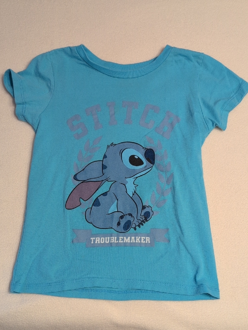 Disney Blue Stitch Troublemaker Graphic Tee